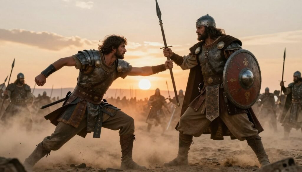 conflito entre asael e abner