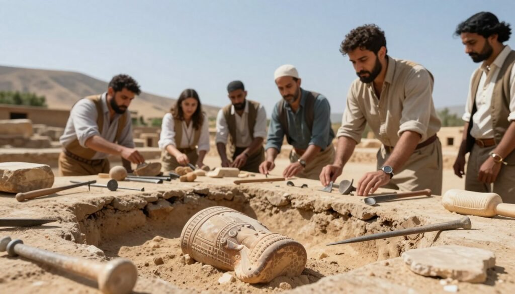 evidências arqueológicas do período de Acazias