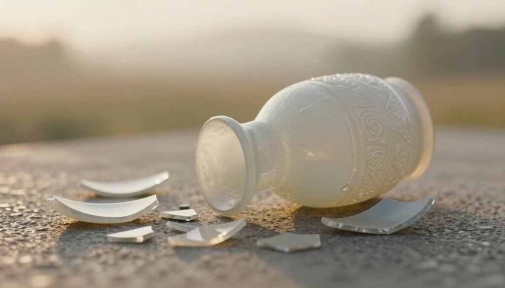 simbolismo do quebramento do vaso