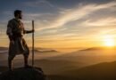 Josué observando o horizonte, representando a superação do Medo do Fracasso.