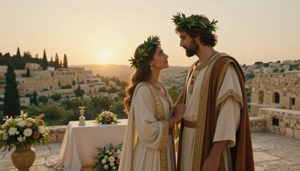 o casamento com davi