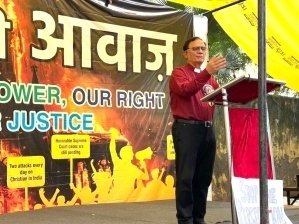 Líderes religiosos protestam contra a perseguição na Índia em 2026