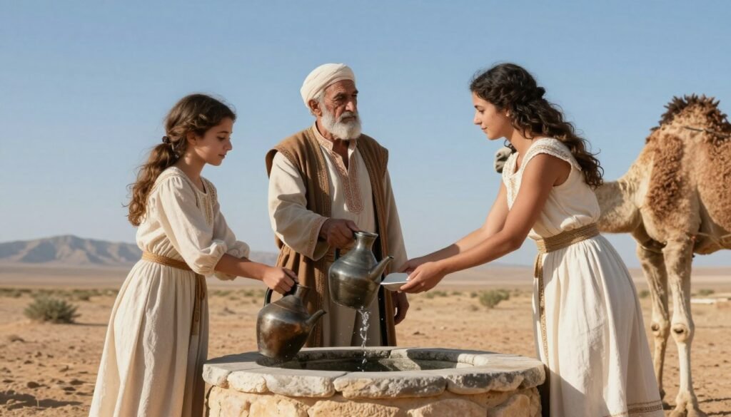 Eliezer e Rebeca no poço