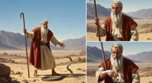 Estudo de Êxodo 4 - Os sinais milagrosos do cajado e da mão de Moisés.