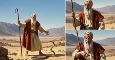 Estudo de Êxodo 4 - Os sinais milagrosos do cajado e da mão de Moisés.