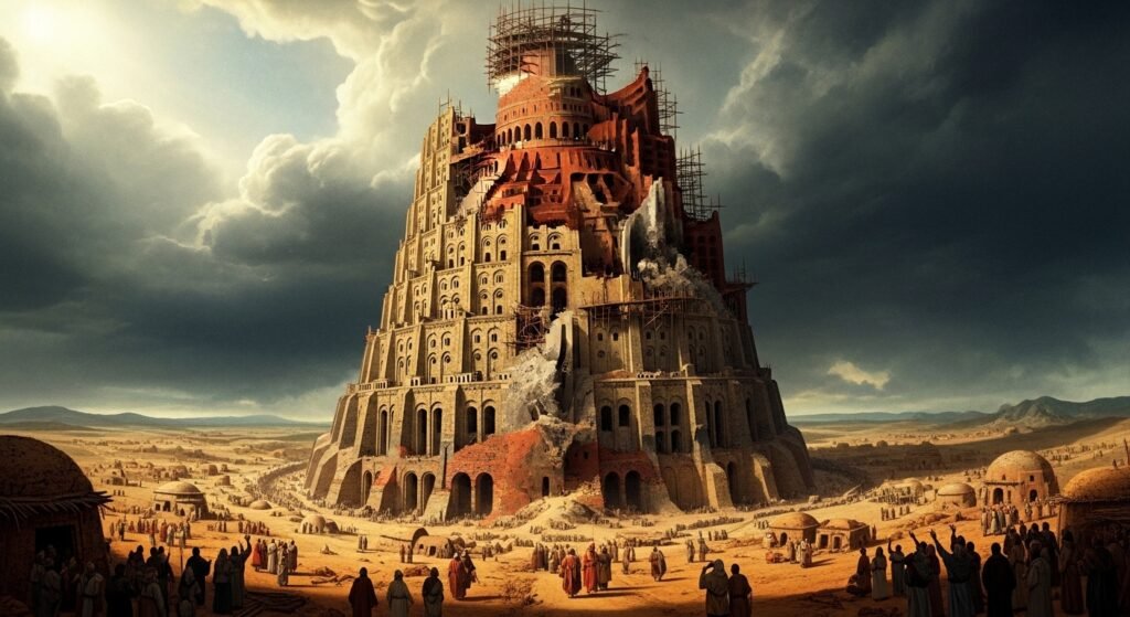Estudo de Gênesis 11 - A construção da Torre de Babel e a confusão das línguas.