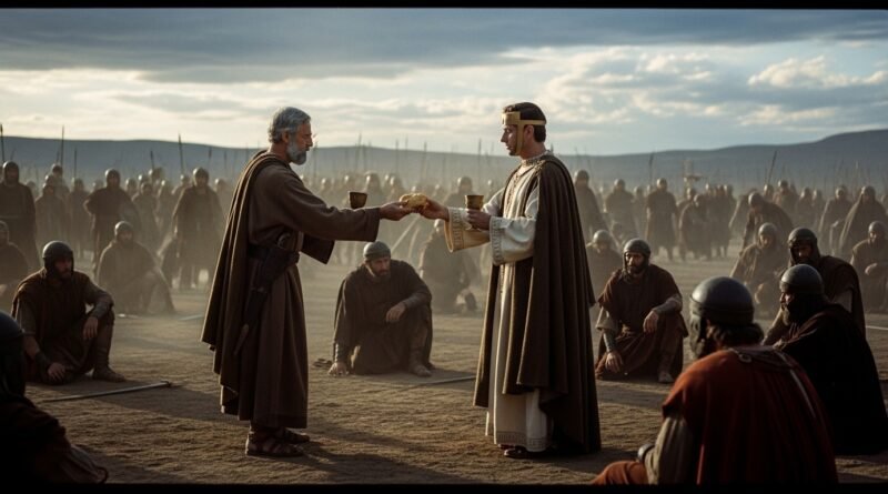 Estudo de Gênesis 14 - Abrão encontra-se com Melquisedeque após o resgate de Ló.