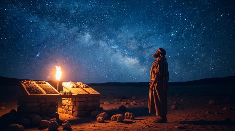 Estudo de Gênesis 15 - Deus promete a Abrão uma descendência numerosa como as estrelas.