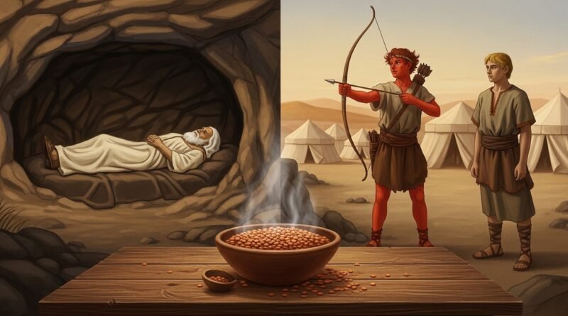 Estudo de Gênesis 25 - A morte de Abraão e o conflito entre Jacob e Esaú.