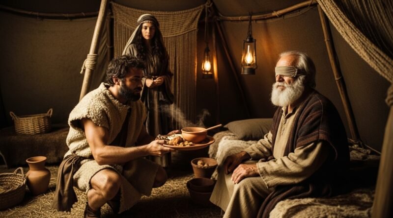 Estudo de Gênesis 27 - Jacob engana Isaque para receber a bênção da primogenitura.