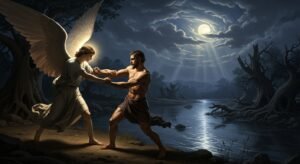 Estudo de Génesis 32 - Jacob luta com o anjo do Senhor em Peniel.