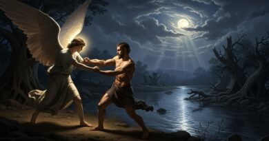 Estudo de Génesis 32 - Jacob luta com o anjo do Senhor em Peniel.