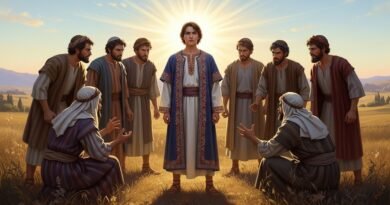 Estudo de Gênesis 37 - José e sua túnica colorida diante de seus irmãos.