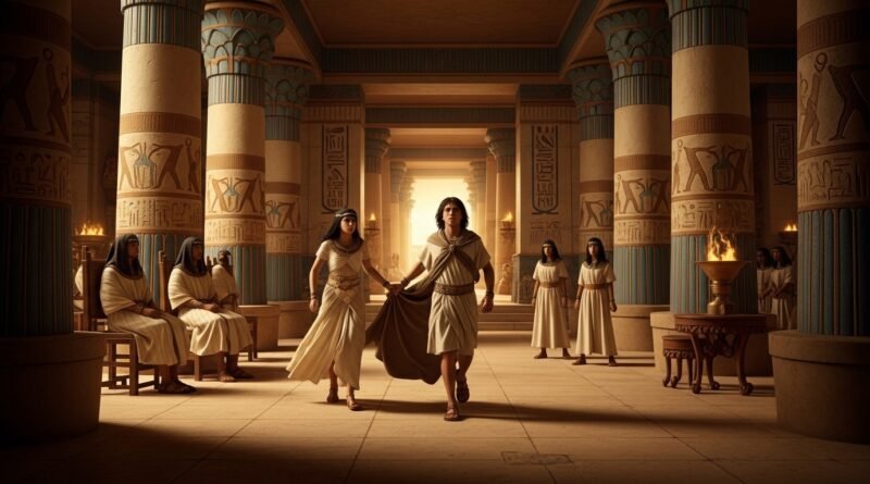 Estudo de Gênesis 39 - José resiste à tentação na casa de Potifar no Egito.