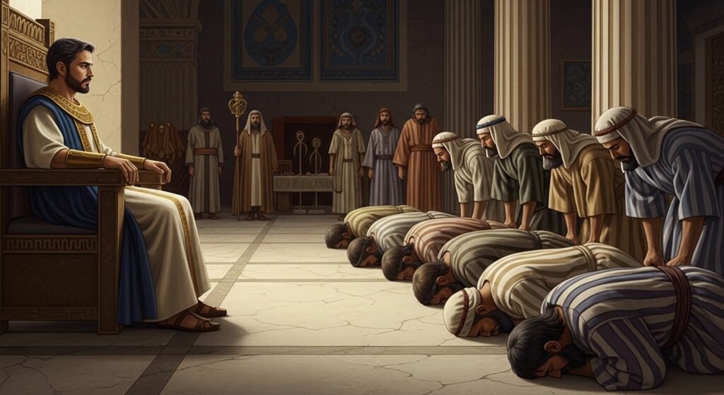 Estudo de Gênesis 42 - Os irmãos de José se prostram diante dele no Egito sem o reconhecerem.