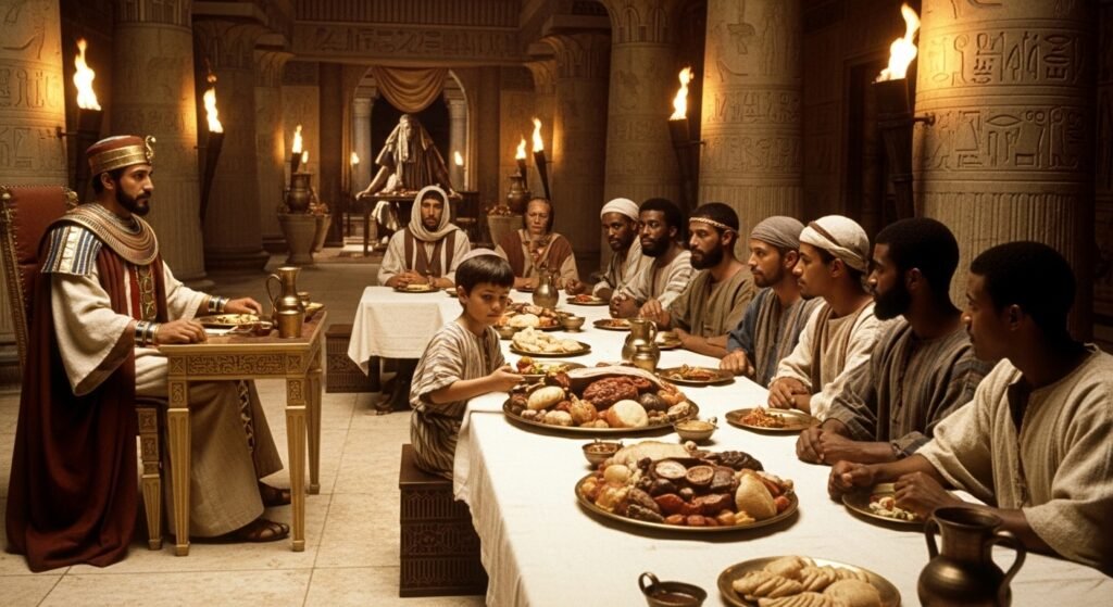 Estudo de Gênesis 43 - O banquete de José com os seus irmãos no Egipto