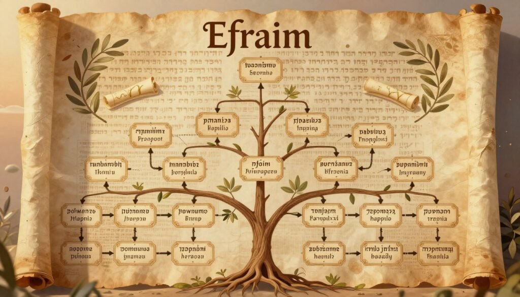 genealogia de Efraim