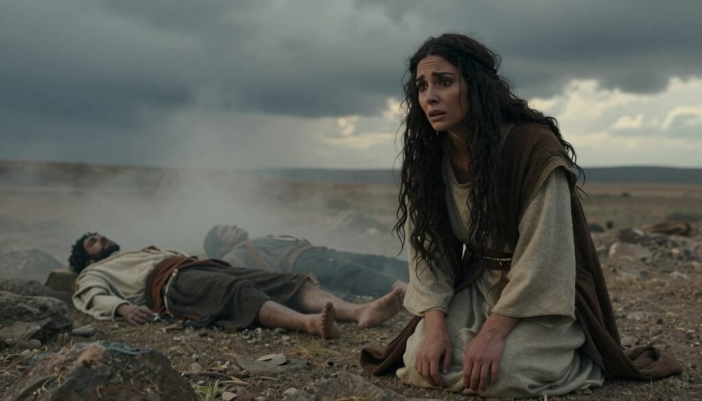 história de rispa na bíblia