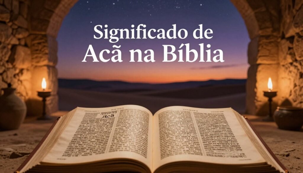 Significado de Acã na Bíblia