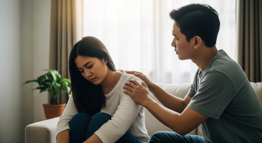 como ajudar alguém com depressão - imagem representativa de acolhimento e cuidado