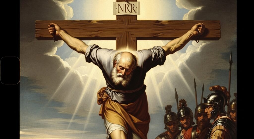 como o apóstolo Pedro morreu crucificado de cabeça para baixo