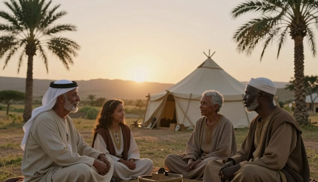 descendência de quetura