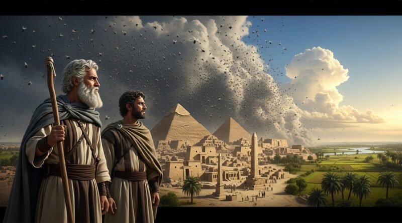 Estudo de Êxodo 8 - As pragas das rãs, piolhos e moscas sobre o Egito.