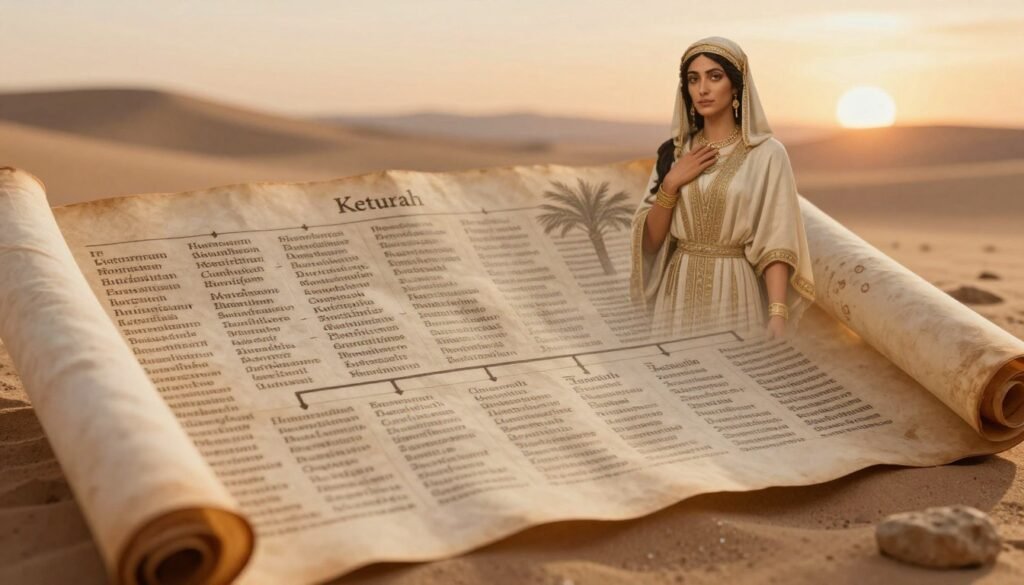 genealogia de quetura na bíblia