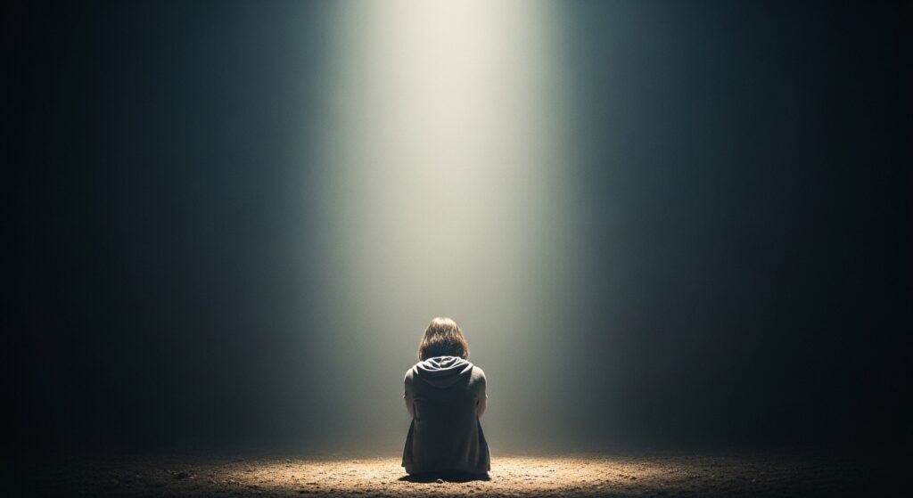 medo e ansiedade - imagem representativa de pessoa encontrando paz em Deus