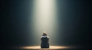 Medo e ansiedade: o que a Bíblia diz (e a psicologia confirma) medo e ansiedade - imagem representativa de pessoa encontrando paz em Deus