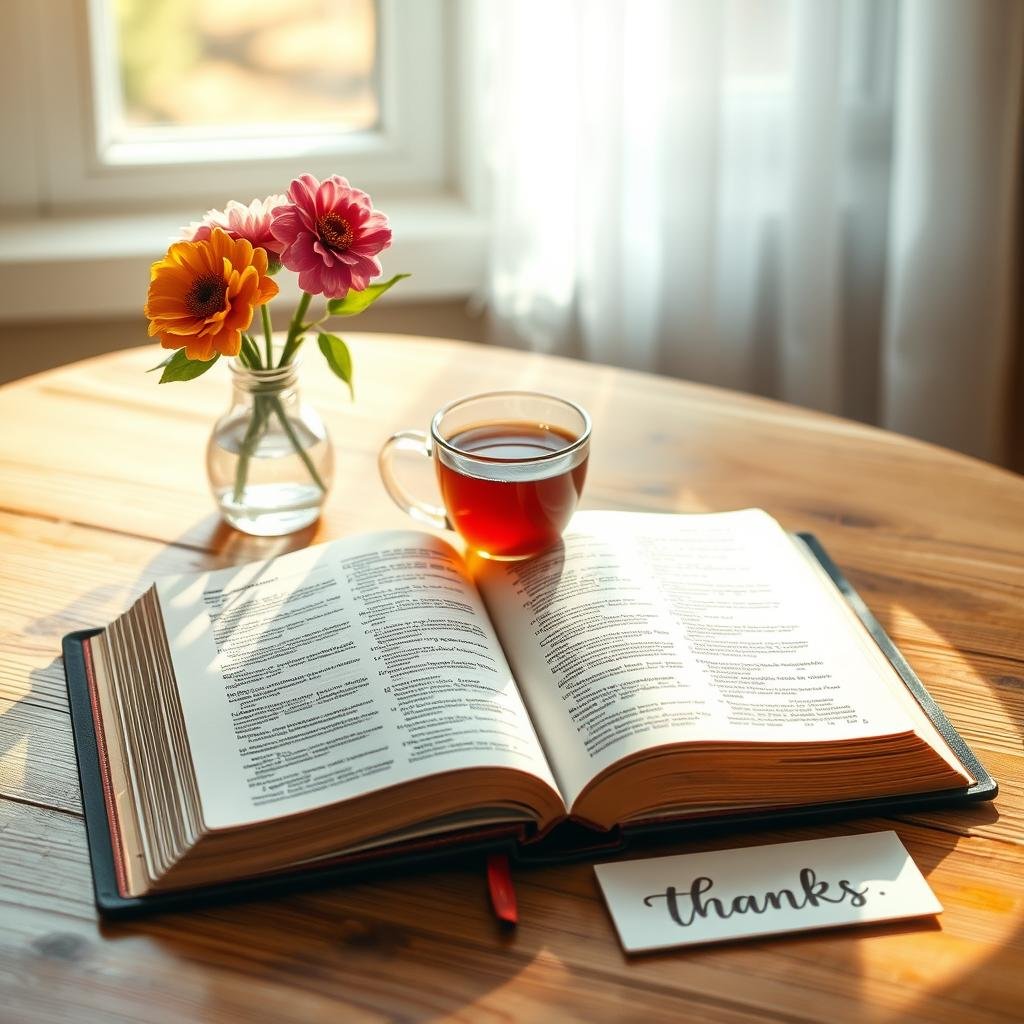 o que a bíblia fala sobre Bíblia e gratidão