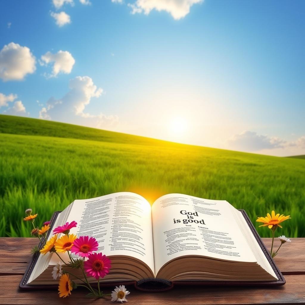 o que a bíblia fala sobre Deus é bom