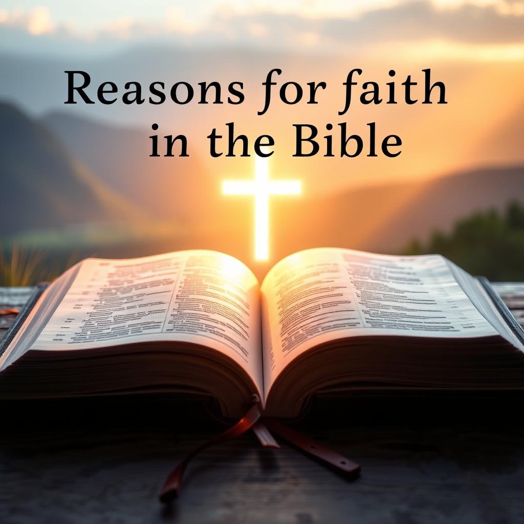 o que a bíblia fala sobre Motivos para fé