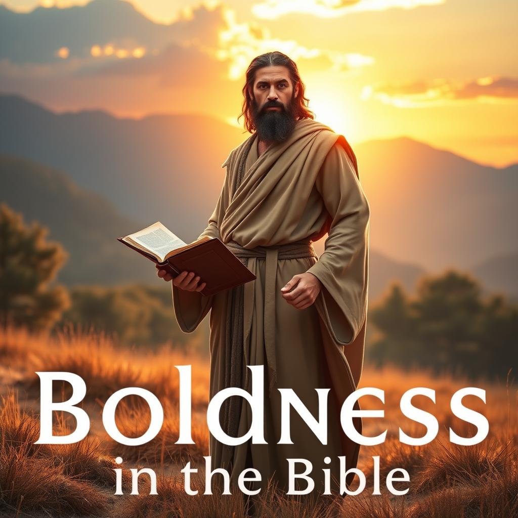 o que a bíblia fala sobre Ousadia