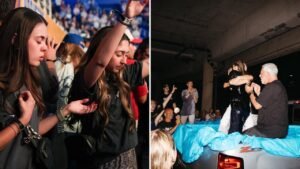 Centenas de estudantes