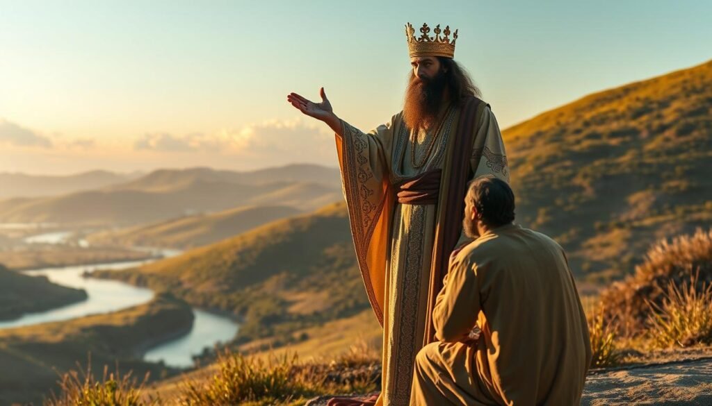 Melquisedeque abençoando Abraão Melquisedeque abençoando Abraão