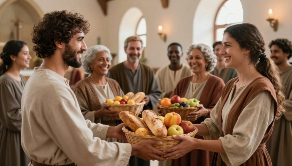 generosidade na igreja primitiva