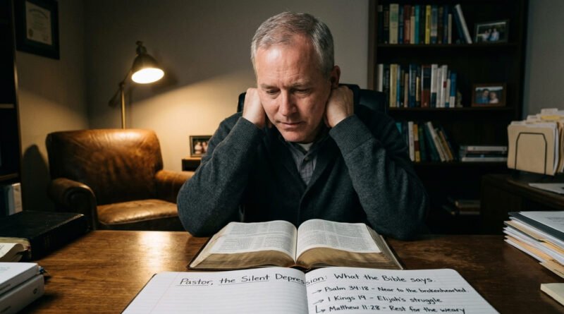 Pastor, a depressão silenciosa o que a Bíblia diz