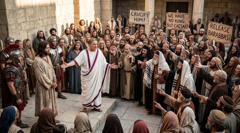 Por que as multidões gritaram “Crucifique-o!” quando Pilatos quis soltar Jesus Estudo Completo