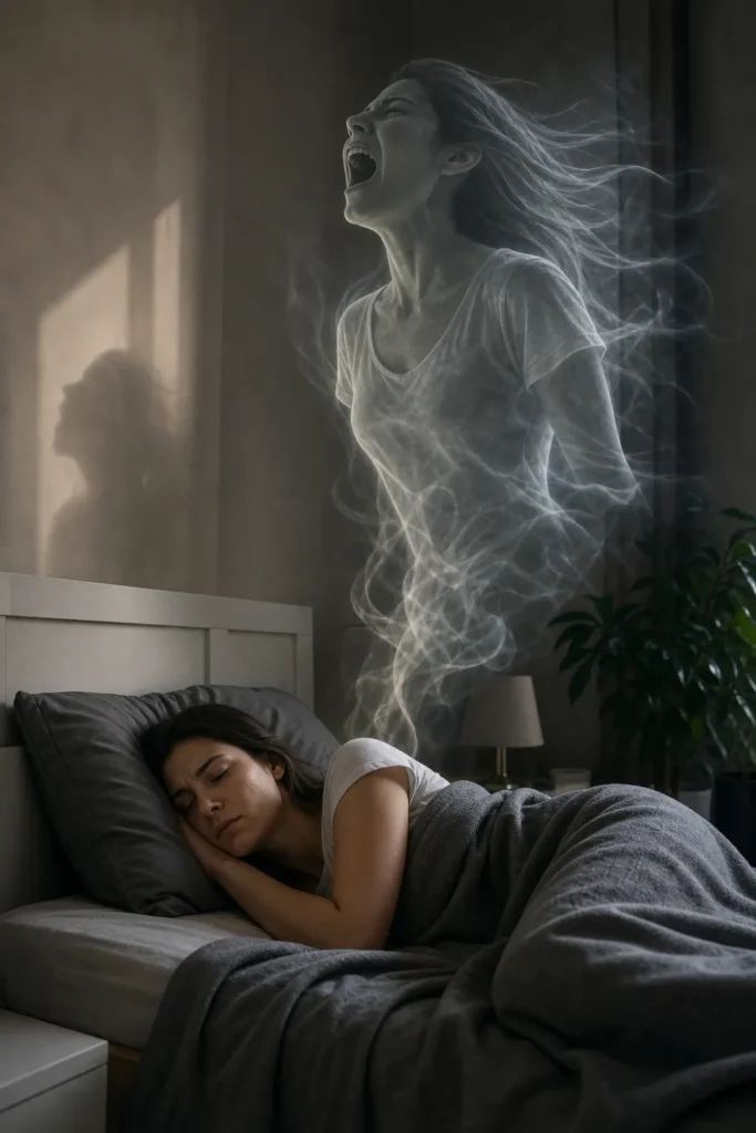 Seu corpo dorme, sua alma grita
